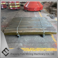 Stone Crusher Fixed and Movable Jaw Plate